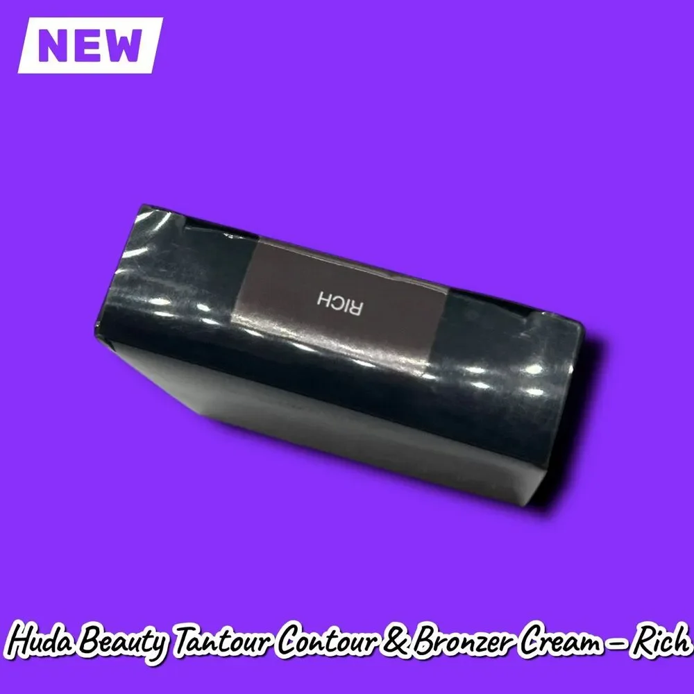 New NIB Huda Beauty Tantour Contour & Bronzer Cream – Rich – 0.38 oz